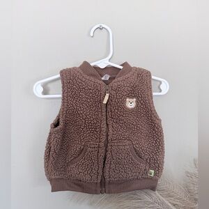 Carter's Cozy Brown Sherpa Vest